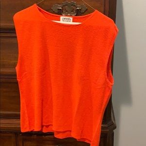 Chico’s linen and Cotten top short sleeve top